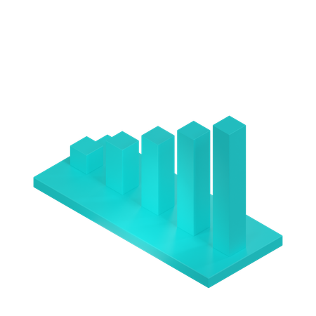 Diagramme à bandes  3D Icon