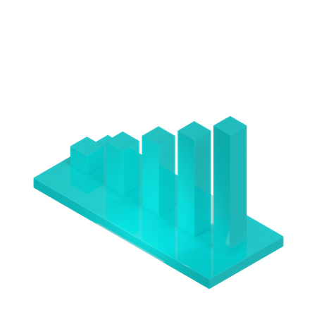 Diagramme à bandes  3D Icon