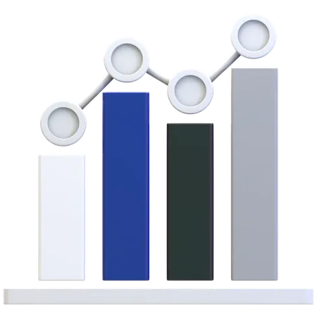 Diagramme à bandes  3D Icon