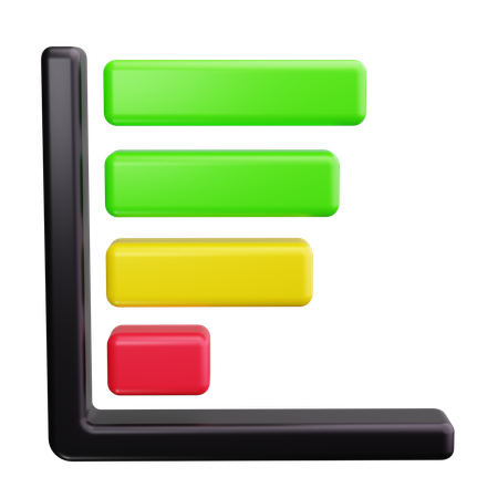 Diagramme à bandes  3D Icon