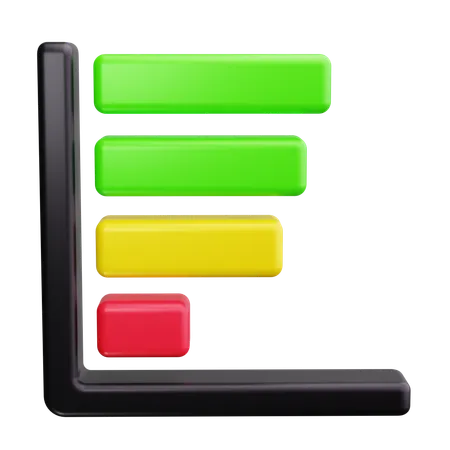 Diagramme à bandes  3D Icon