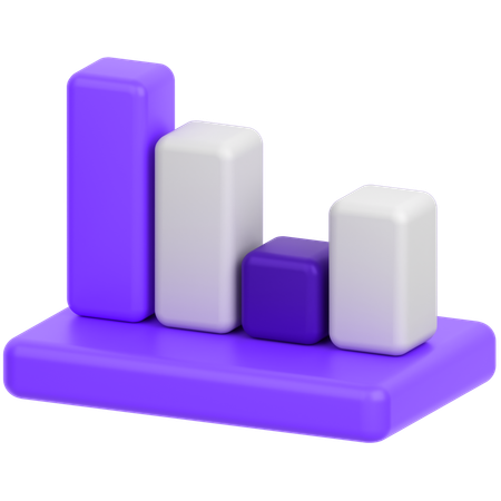 Diagramme à bandes  3D Icon
