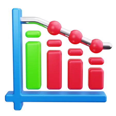 Diagramme à bandes  3D Icon