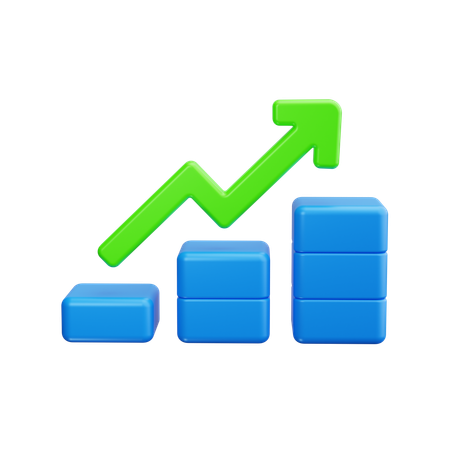 Diagramme à bandes  3D Icon