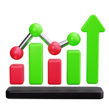 Diagramme à bandes  3D Icon