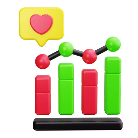 Diagramme à bandes  3D Icon