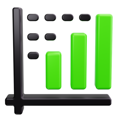 Diagramme à bandes  3D Icon