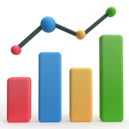 Diagramme à bandes  3D Icon