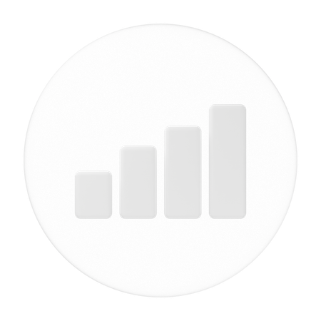 Diagramme à bandes  3D Icon