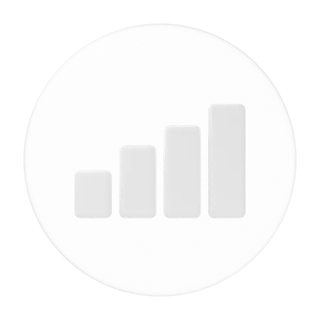 Diagramme à bandes  3D Icon