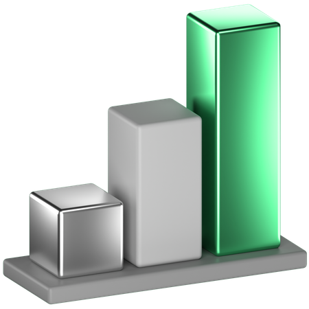 Diagramme à bandes  3D Icon