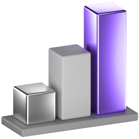 Diagramme à bandes  3D Icon