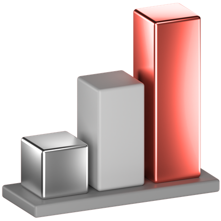 Diagramme à bandes  3D Icon