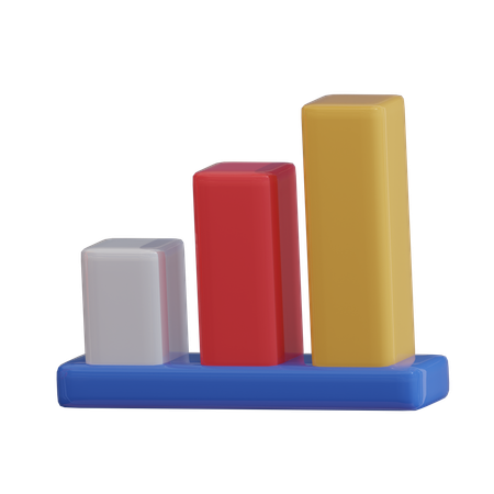 Diagramme à bandes  3D Icon