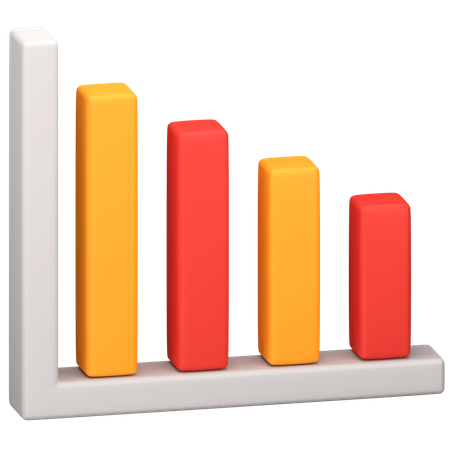 Diagramme à bandes  3D Icon
