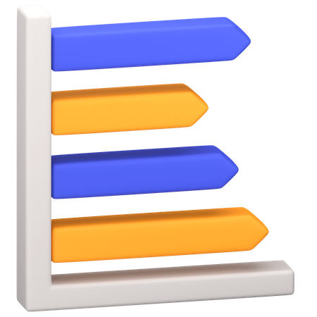 Diagramme à bandes  3D Icon