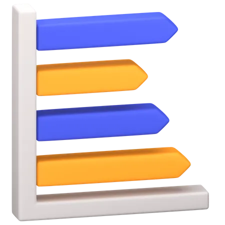 Diagramme à bandes  3D Icon