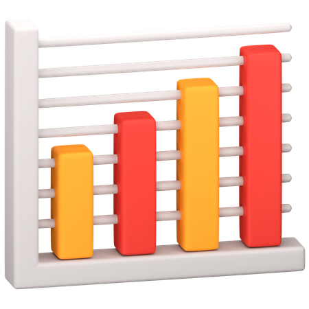 Diagramme à bandes  3D Icon