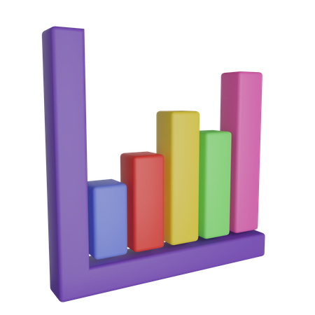 Diagramme à bandes  3D Icon
