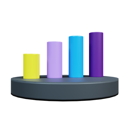 Diagramme à bandes  3D Icon