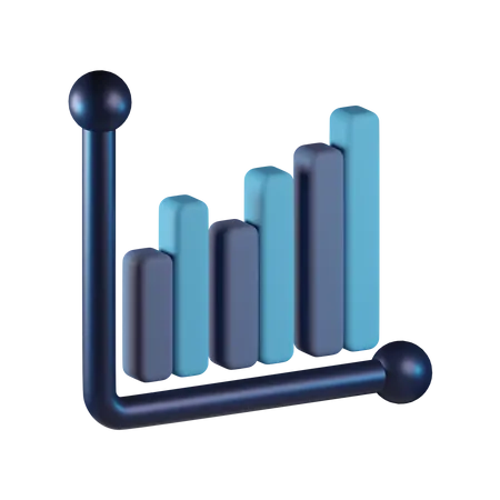 Diagramme à bandes  3D Icon