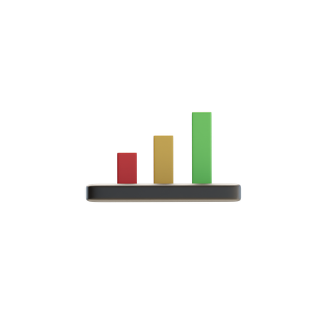 Diagramme à bandes  3D Icon