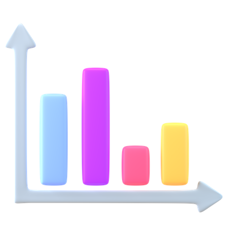 Diagramme à bandes  3D Icon