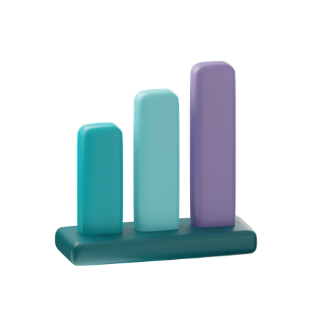 Diagramme à bandes  3D Icon