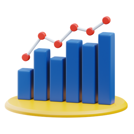Diagramme à bandes  3D Icon