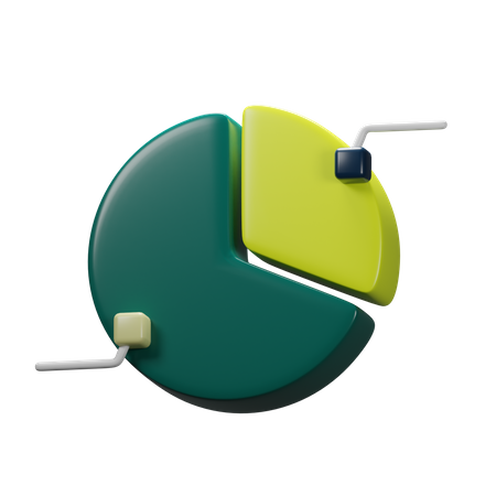 Diagramme circulaire  3D Icon