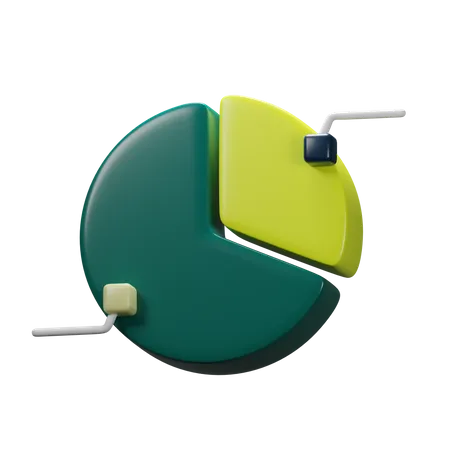 Diagramme circulaire  3D Icon