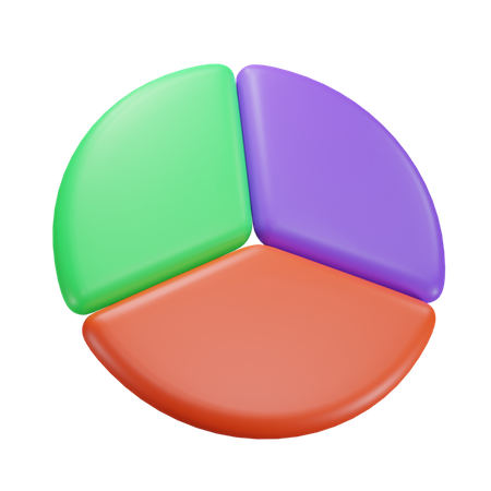 Diagramme circulaire  3D Icon