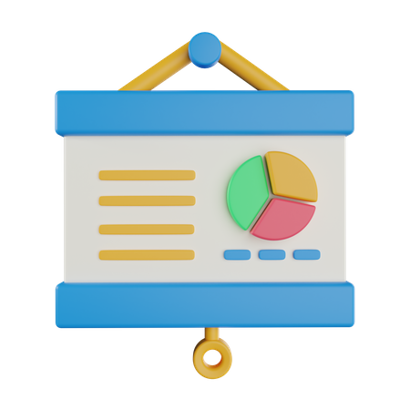 Diagramme circulaire  3D Icon