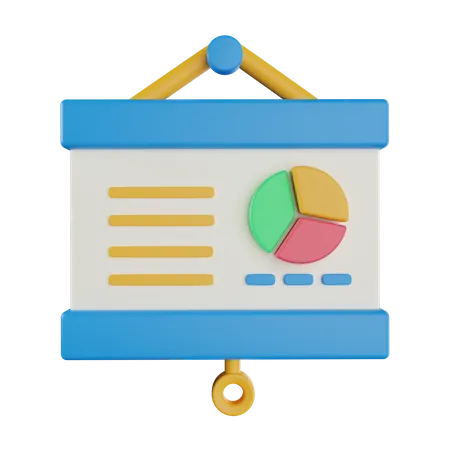 Diagramme circulaire  3D Icon