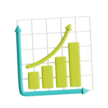 Graphique d'analyse  3D Icon