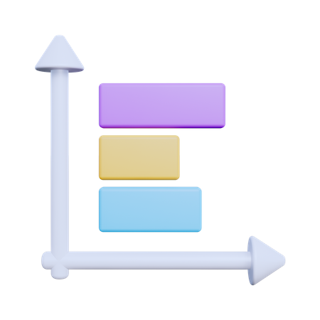 Graphique d'analyse  3D Icon