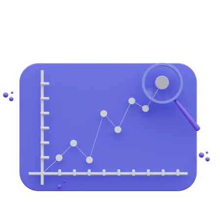 Graphique d'analyse commerciale  3D Icon