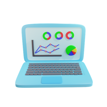 Tableau d'analyse en ligne  3D Icon