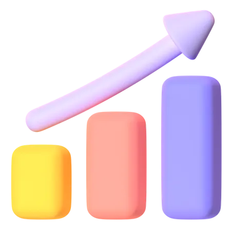 Tableau de croissance  3D Icon