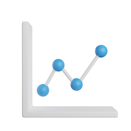 Courbe de croissance des lignes  3D Icon