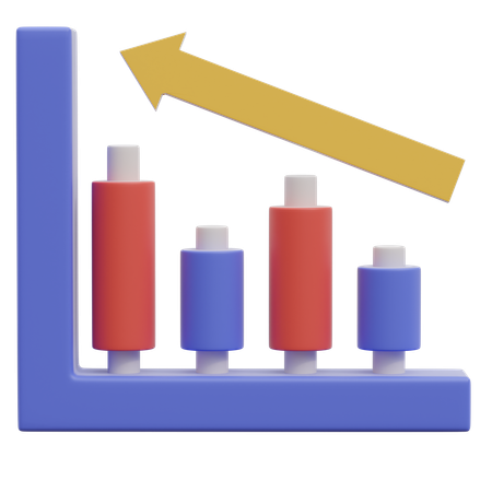 Tableau de diminution  3D Icon