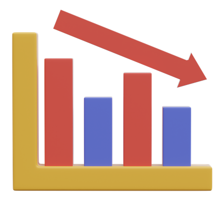 Tableau de diminution  3D Icon