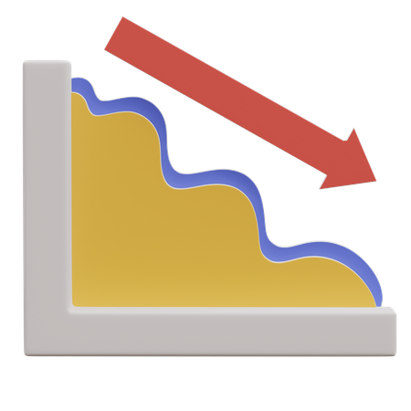 Tableau de diminution  3D Icon