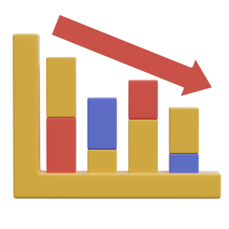 Tableau de diminution  3D Icon