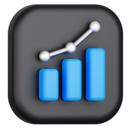 Graphique de données  3D Icon