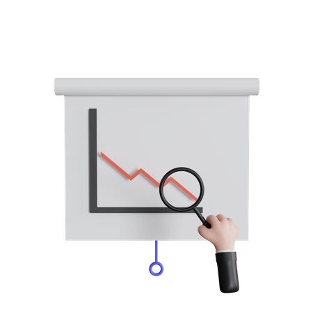 Infographie du tableau des pertes  3D Icon