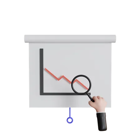 Infographie du tableau des pertes  3D Icon