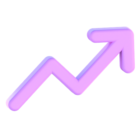 Graphique de négociation  3D Icon