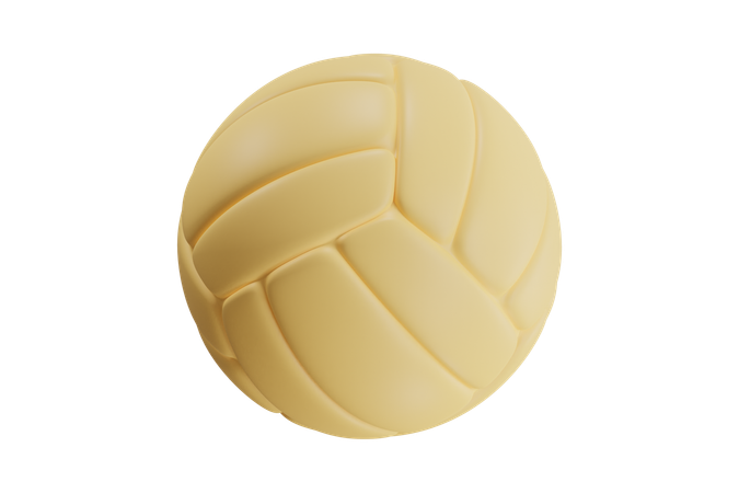 Graphique de volley-ball réaliste  3D Icon