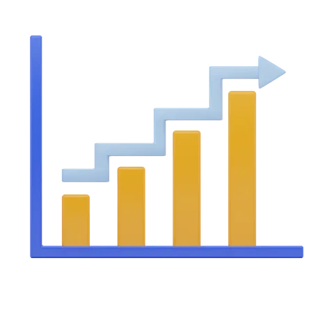 Tableau des bénéfices  3D Icon